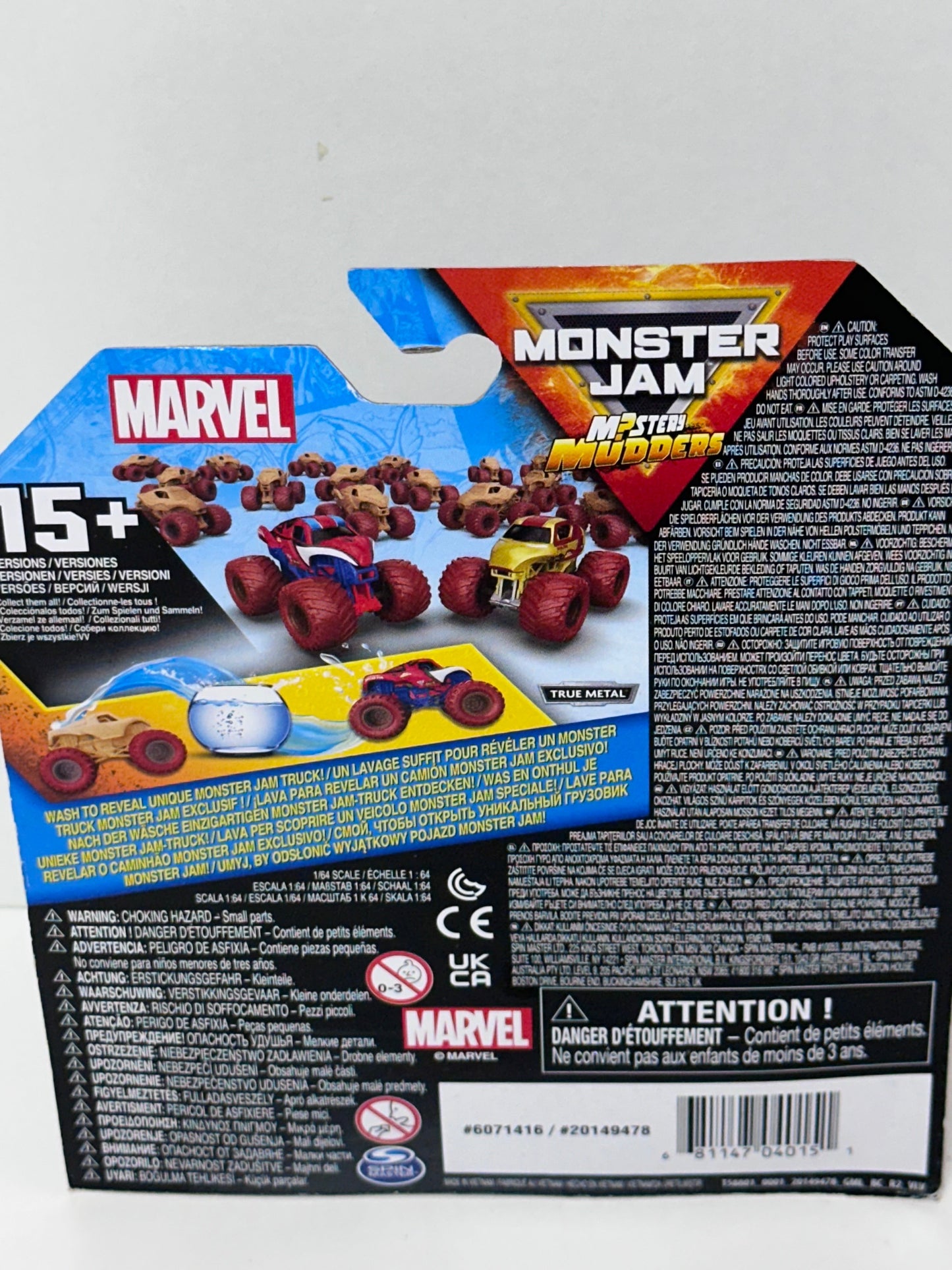 Spiderman Mystery Mudder 1:64 Assorted