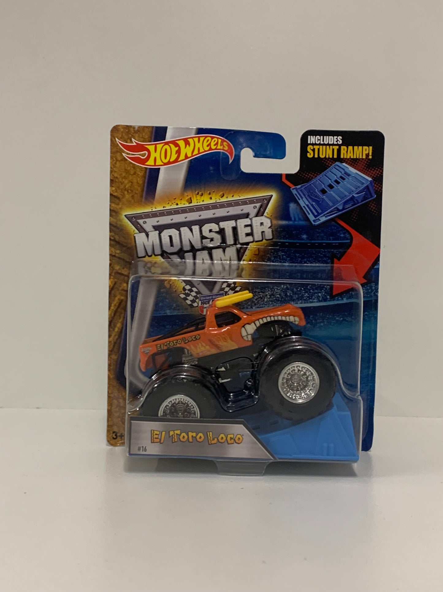 El Toro Loco 1:64 w/Stunt Ramp, Hot Wheels/Monster Jam