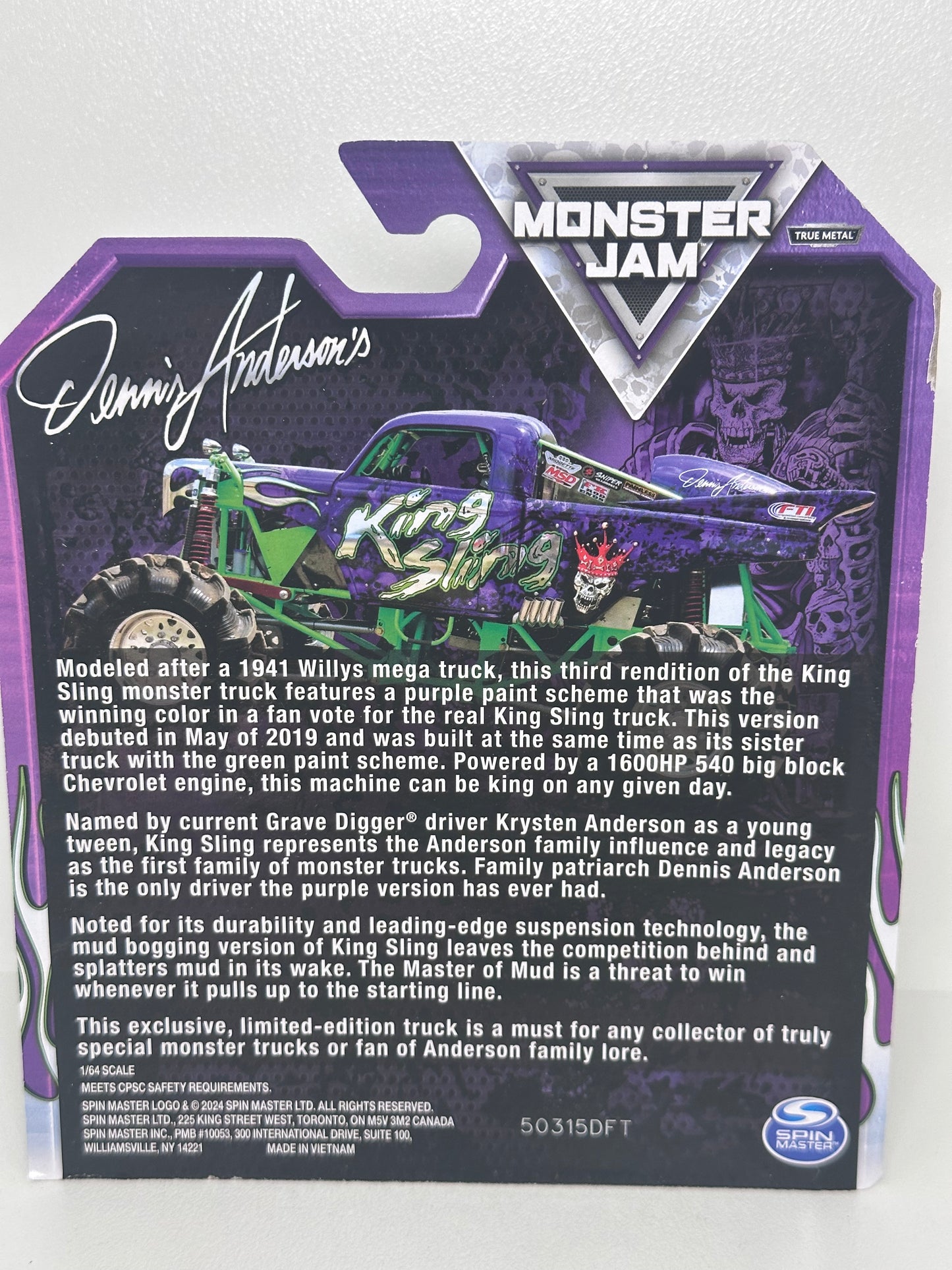 King Sling, 1 of 5000 PURPLE