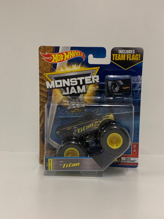 Titan 1:64 w/Team Flag, Hot Wheels/Monster Jam