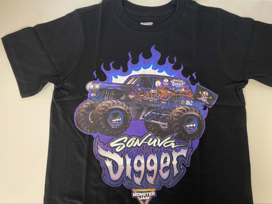 Son-Uva Digger, T-Shirt (Black, Cotton)