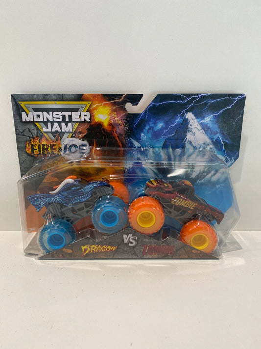 Zombie & Dragon, Fire And Ice Split, Double Pack 1:64