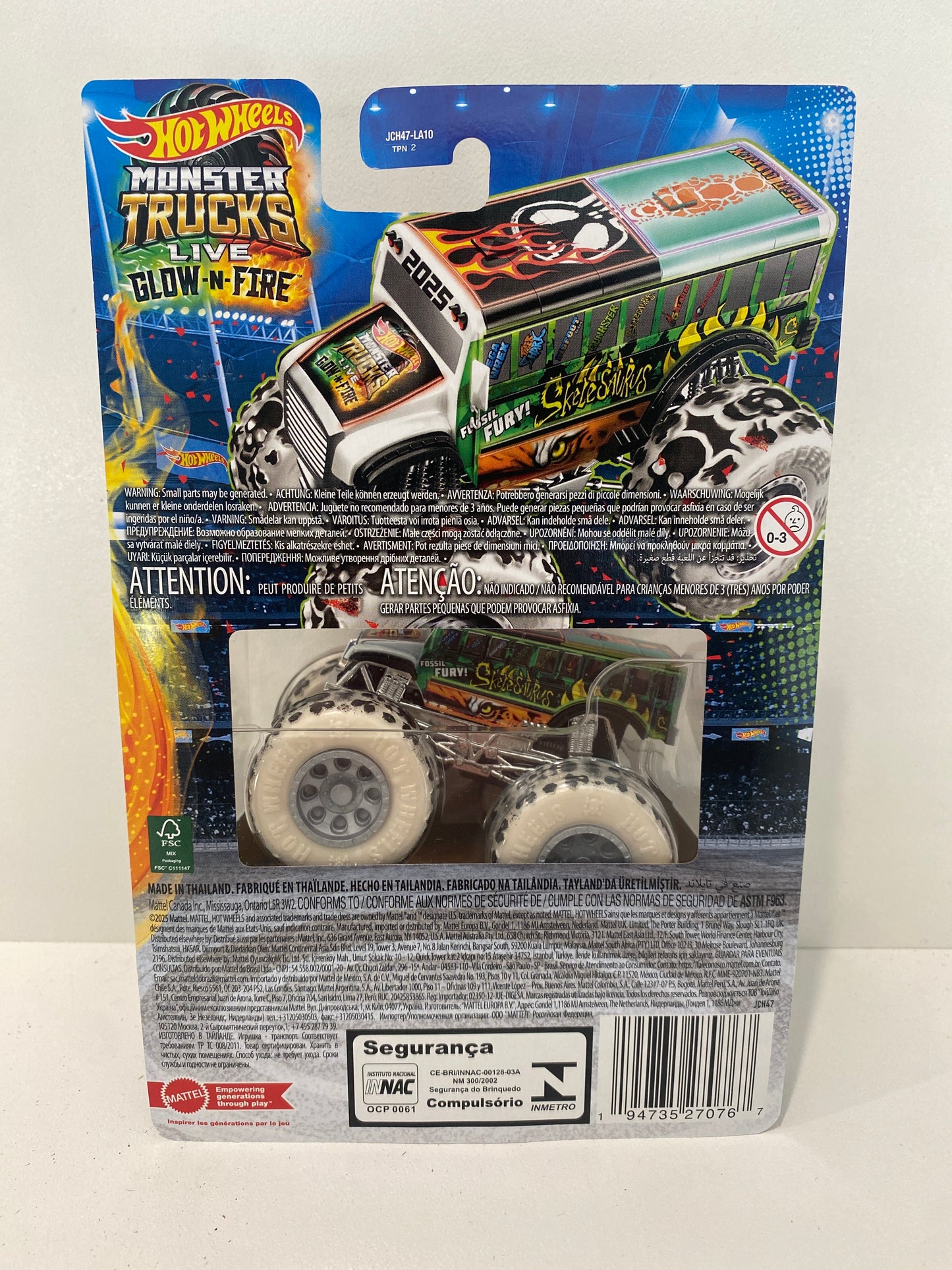 Mighty Mixup, Hot Wheels, 2025 Glow-N-Fire, 1:64