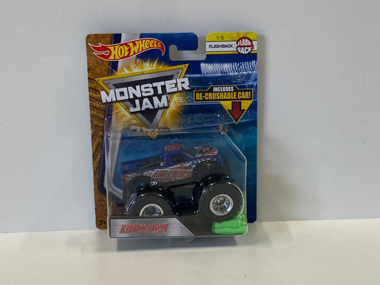 King Krunch (Blue), 1:64, w/Re-Crushable Car, Hot Wheels/Monster Jam