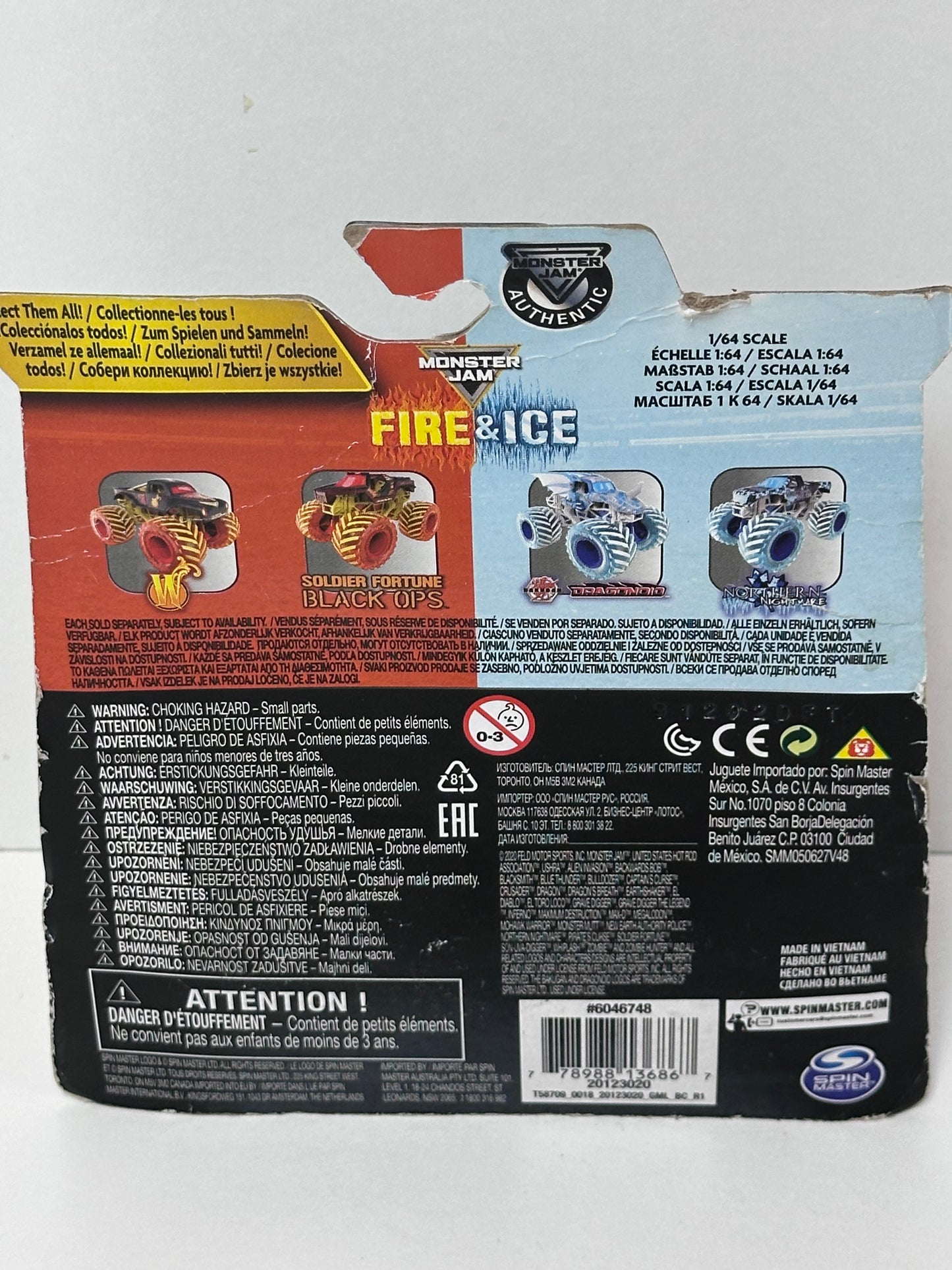 Whiplash, Fire & Ice, 1:64